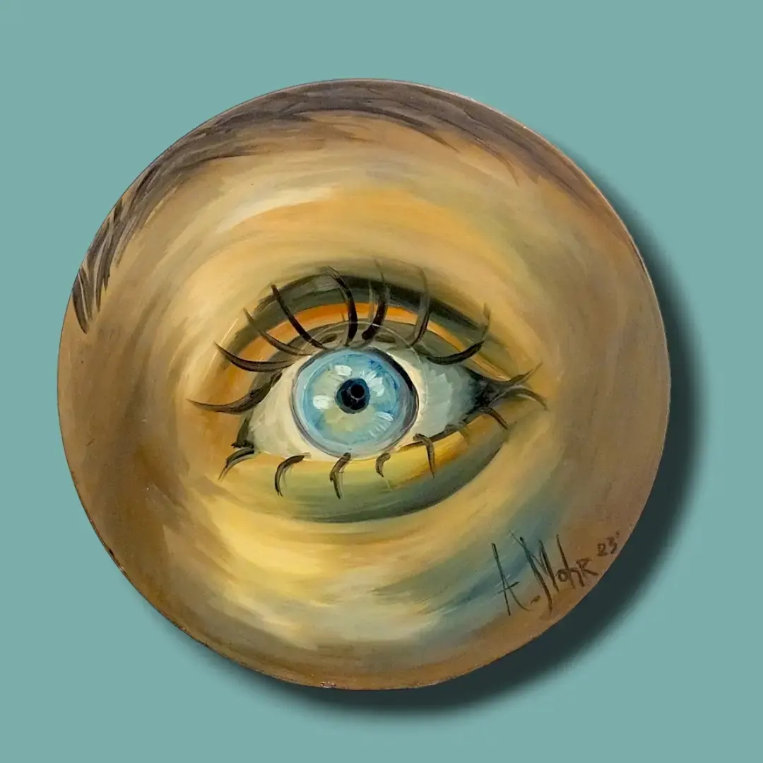 Mirada que resplandece, 30cm diamentro